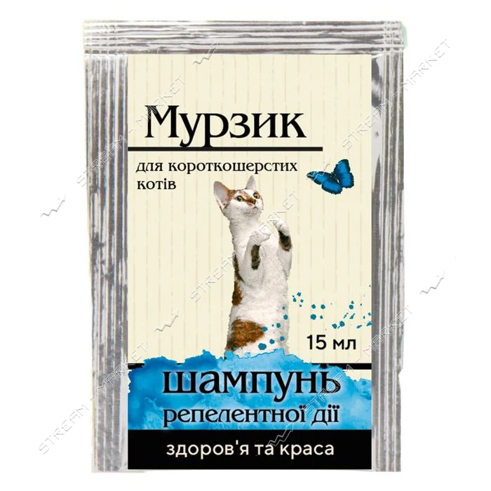 Шампунь Природа Мурзик репеллентный для кошек 15мл