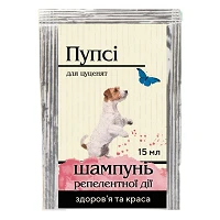 Шампунь Природа Пупси репеллентный для щенков 15мл                                                  