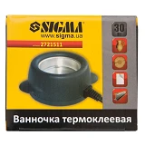 Ванночка термоклеевая Sigma 2721511 30Вт