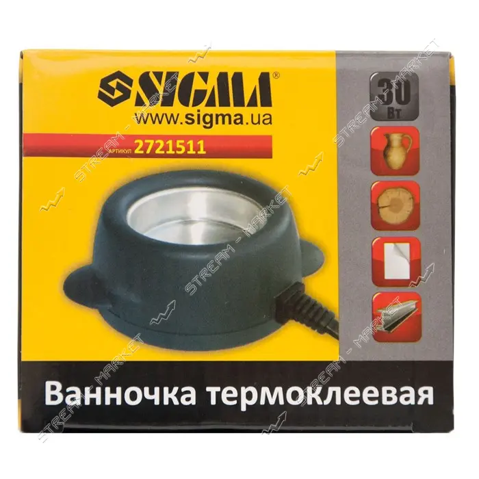 Ванночка термоклеевая Sigma 2721511 30Вт