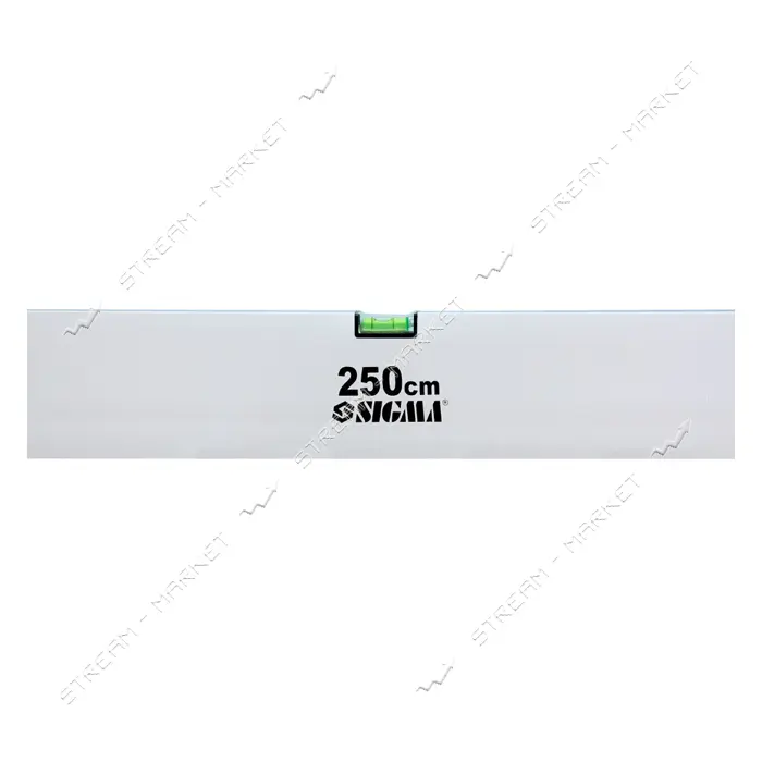 Правило-уровень Sigma 370325 2 капсулы 2500мм с ручками Profi