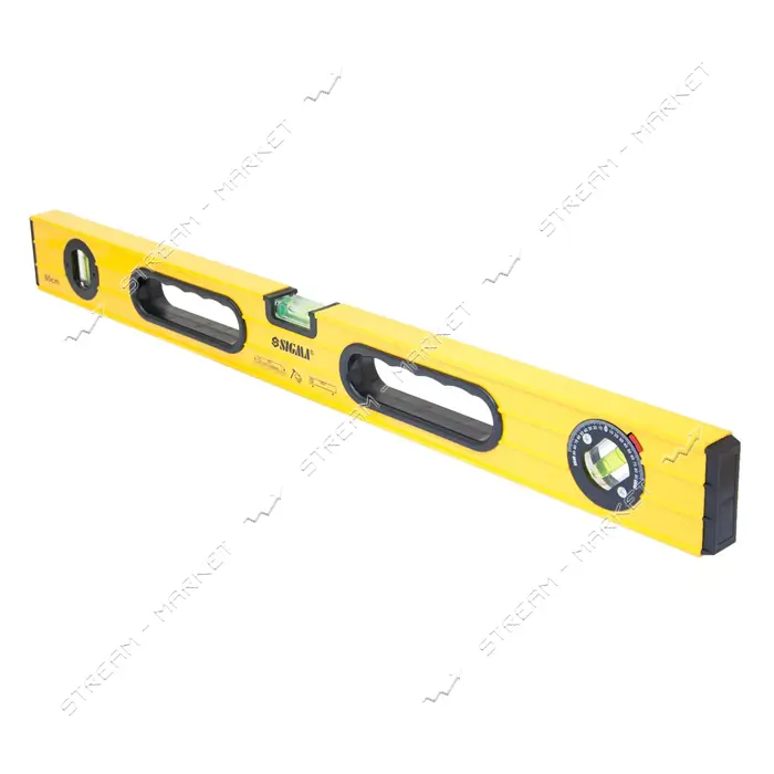 Уровень с поворотной капсулой Sigma 3723061 2 рукоятки 60см