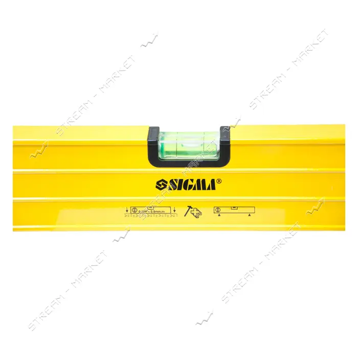 Уровень с поворотной капсулой Sigma 3723081 2 рукоятки 80см                                         