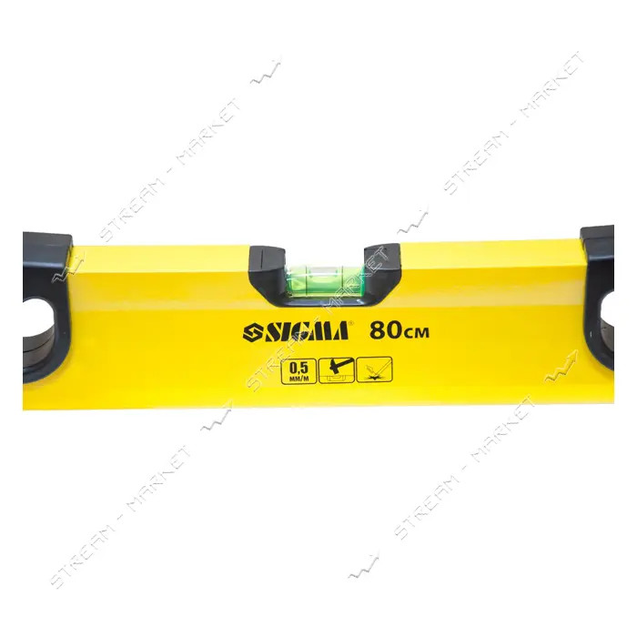 Уровень усиленный Sigma 3733081 3 капсулы 80см