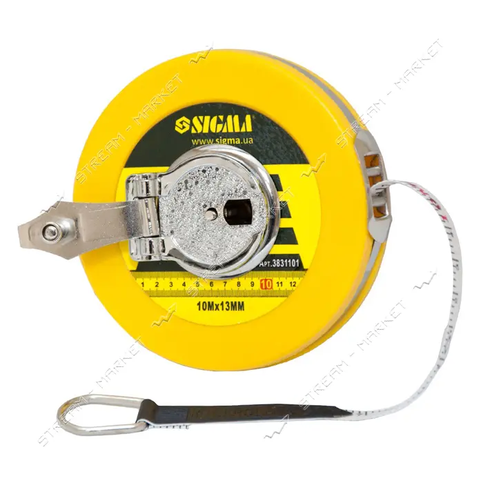 Рулетка Sigma 3831101 стекловолокно 10м 13мм                                                        