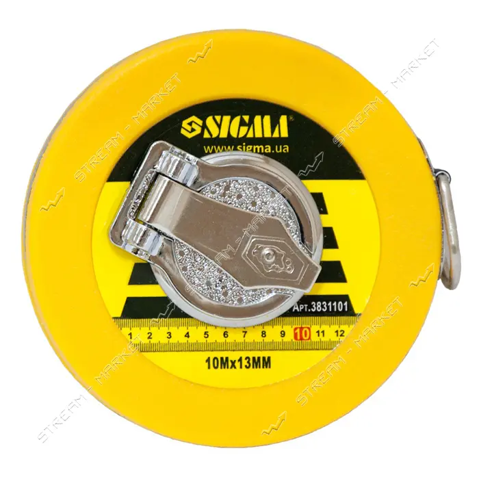 Рулетка Sigma 3831101 стекловолокно 10м 13мм                                                        