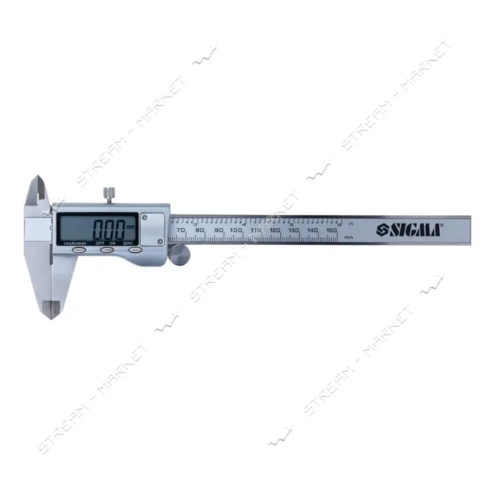 Штангенциркуль цифровой Sigma 3923011 Profi 150мм точность 0.02мм пенал
