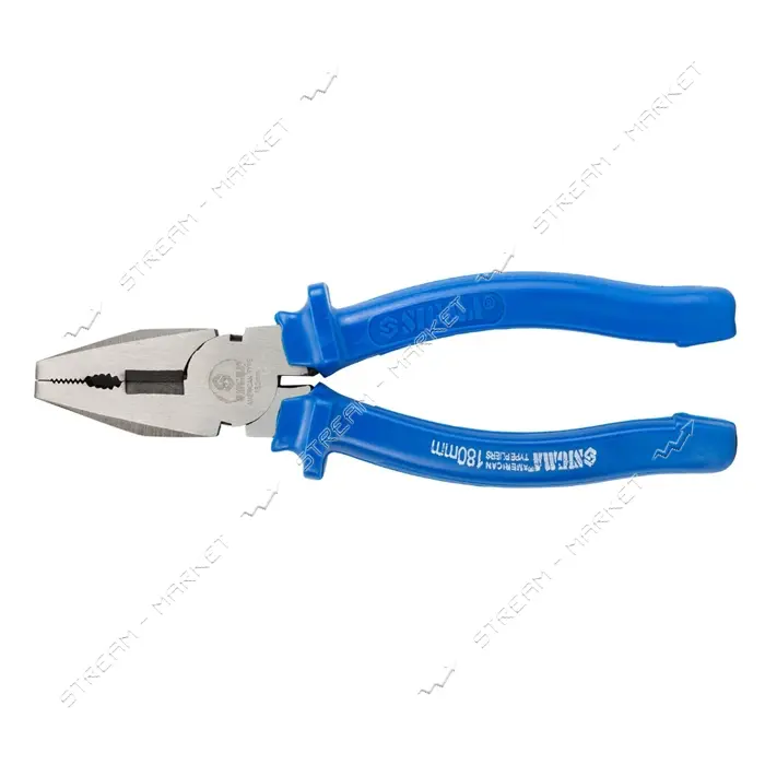 Плоскогубцы Sigma 4341181 180мм синие                                                               