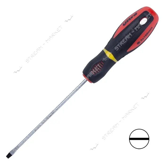 Отвертка шлицевая Ultra 4000162 SL 3х100мм S2 Profi                                                 