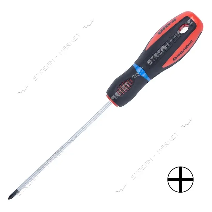 Отвертка крестовая Ultra 400322 Profi PH 0х100мм S2                                                 