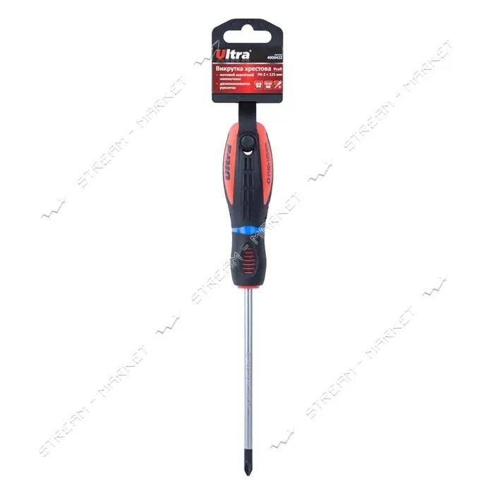 Отвертка крестовая Ultra 4000422 Profi PH 2х125мм S2                                                