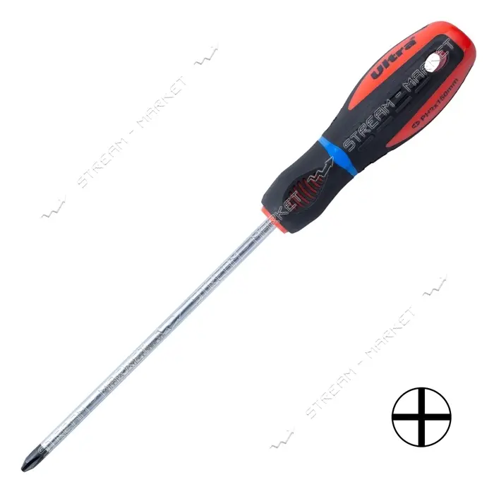 Отвертка крестовая Ultra 4000432 Profi PH 2х150мм S2