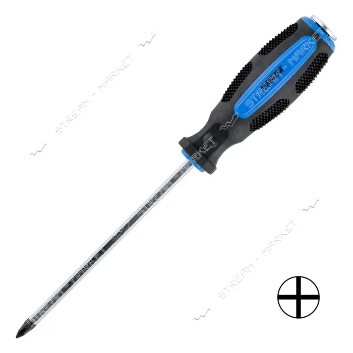 Отвертка ударная крестовая Sigma 4004621 PH 1х125мм под ключ CrV