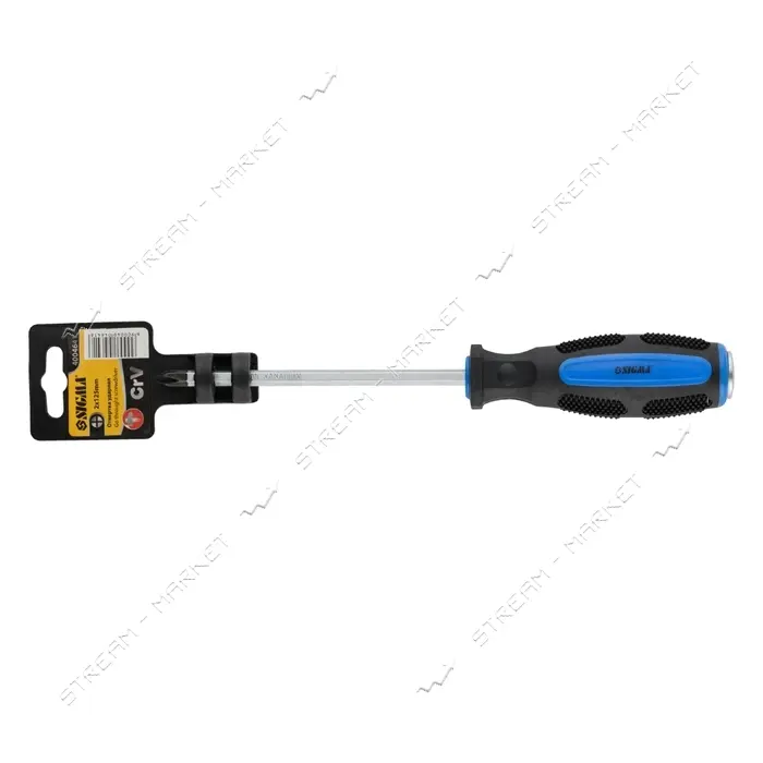 Отвертка ударная крестовая Sigma 4004641 PH 2х125мм CrV                                             