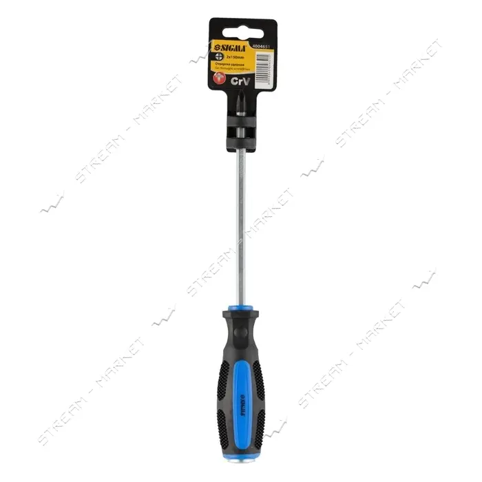 Отвертка ударная крестовая Sigma 4004651 PH 2х150мм CrV                                             
