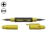 Отвертка карманная с двухсторонними битами Sigma 4002181 4 в 1 CrV                                  