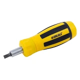 Отвертка с реверсом Sigma 4001831 плюс биты 12шт CrV