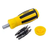 Отвертка с реверсом Sigma 4001831 плюс биты 12шт CrV