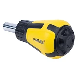 Отвертка с реверсом и двухсторонними битами Sigma 4001901 6 в 1 CrV                                 