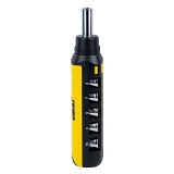 Отвертка с реверсом Sigma 4001931 плюс насадки торцевые и биты 1/4" 13шт CrV
