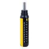 Отвертка с реверсом Sigma 4001931 плюс насадки торцевые и биты 1/4" 13шт CrV