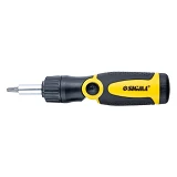 Отвертка с реверсом ломаная Sigma 4001961 плюс биты 12шт CrV