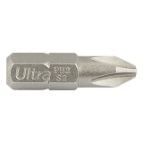 Биты Ultra 4014652 PH2 25мм " 10шт S2 блистер