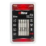 Биты Ultra 4014522 SL4 25мм 1/4" 10шт S2 блистер