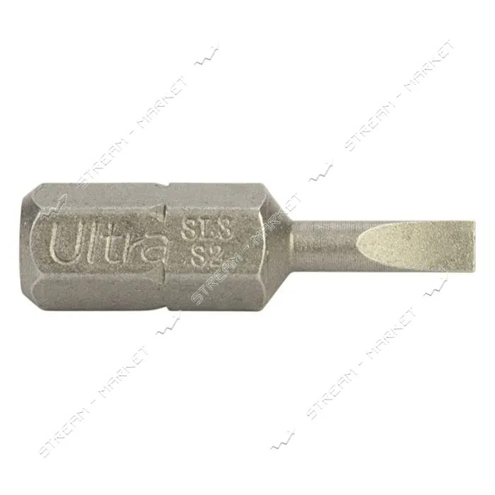 Биты Ultra 4014502 SL3 25мм 1/4" 10шт S2 блистер                                                    