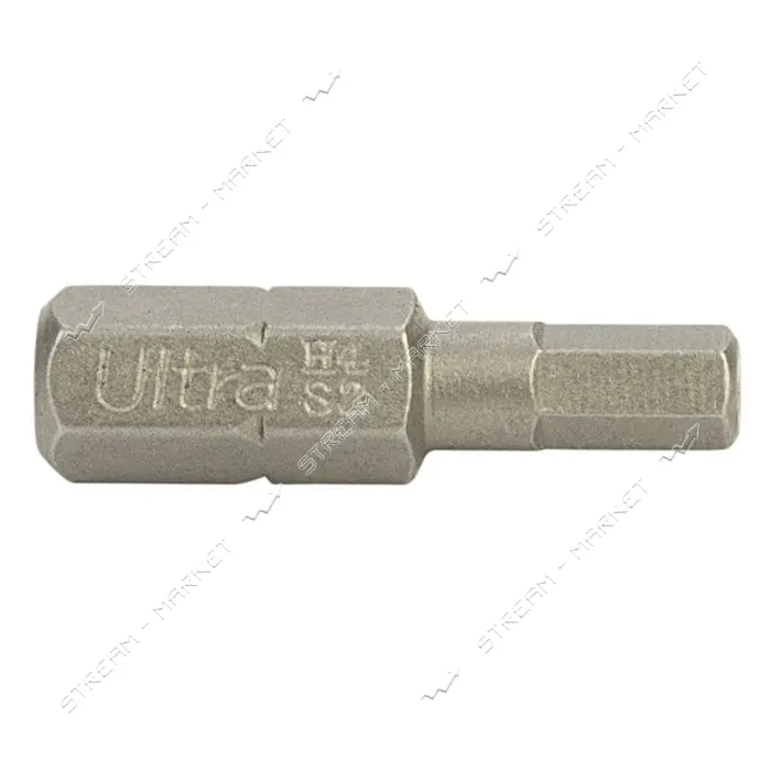 Биты Ultra 4014992 HEX 4х25мм 1/4 10шт S2 блистер                                                   