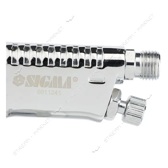Краскораспылитель Sigma 6811251 Refine НР 1.5мм 170-285л/мин 3бар н/б 650мл металлический           