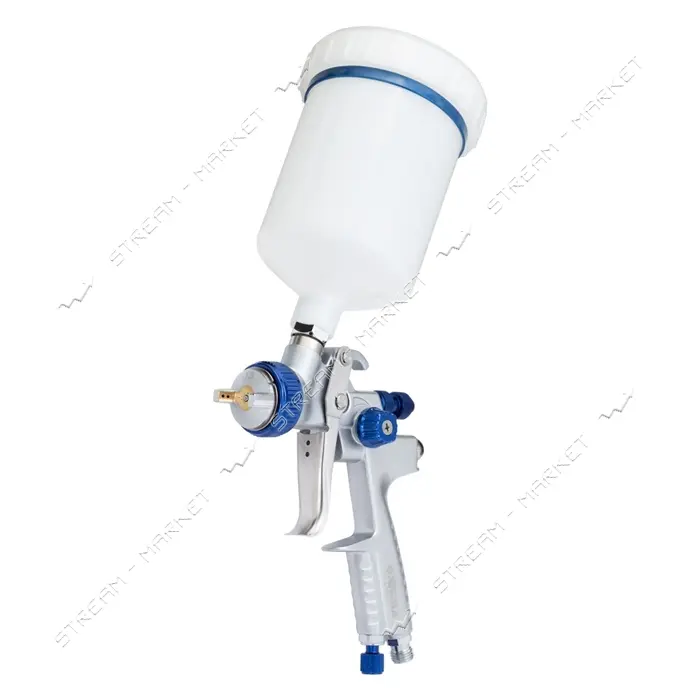 Краскораспылитель Sigma 6814151 Refine LVMP 1.3мм 170-285л/мин 2-2.5бар в/б 600мл пластиковый       