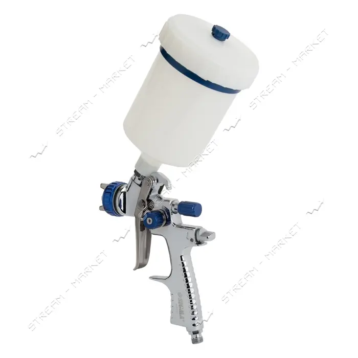 Краскораспылитель Sigma 6814231 Refine LVMP 1.7мм 170-285л/мин 2-2.5бар в/б 600мл пластиковый