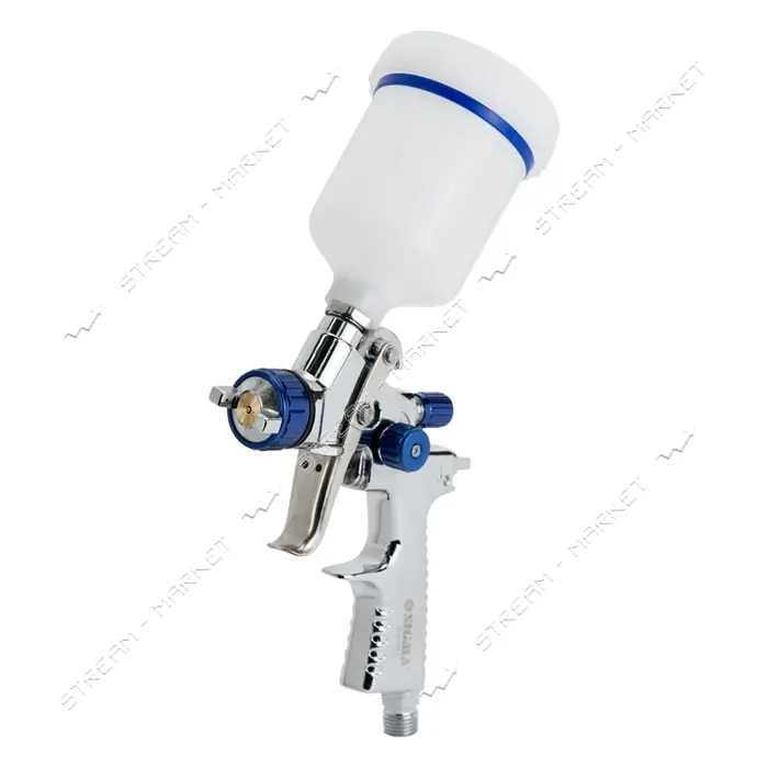 Краскораспылитель Sigma 6814191 Refine LVMP 1.7мм 170-285л/мин 2-2.5бар в/б 600мл пластиковый