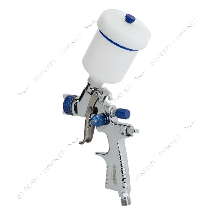 Краскораспылитель Sigma 6814191 Refine LVMP 1.7мм 170-285л/мин 2-2.5бар в/б 600мл пластиковый