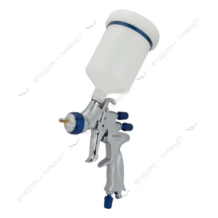 Краскораспылитель Sigma 6814251 Refine LVMP 1.3мм 142-255л/мин 2.5бар в/б 600мл пластиковый