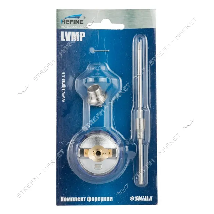 Комплект форсунок Sigma Refine 6817751 HVLP 1.7мм                                                   