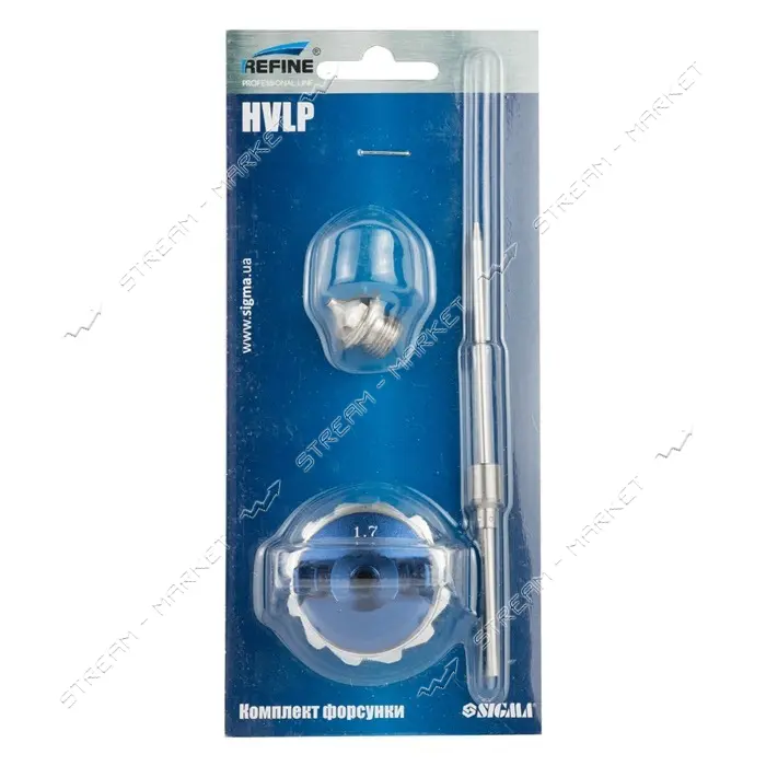 Комплект форсунок Sigma Refine 6817821 HVLP 1.7мм
