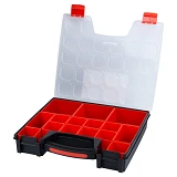 Органайзер Sigma 7417232 пластиковый на 15 переставных отсеков 310х270х60мм                         