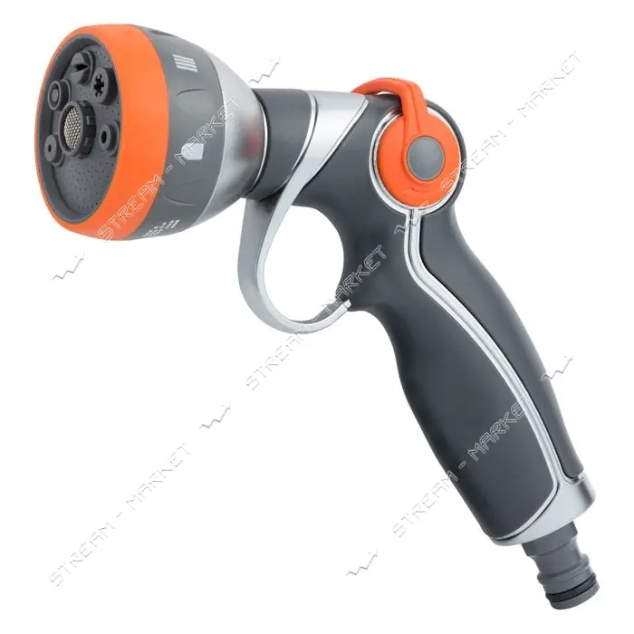 Пистолет распылитель Sigma flora 5011394 7 режимов AL плюс TPR с плавающим курком                   