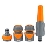 Набор Sigma flora 5011624 насадка распылитель плюс 2 коннектора шланга 1/2" плюс адаптер ABS с TPR