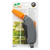 Пистолет распылитель FLORA 500251z металлический 8 режимов ABS плюс TPR