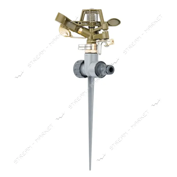 Дождеватель Sigma flora 5013224 импульсный металлический на металлическом колышке                   