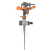 Дождеватель Sigma flora 5013234 импульсный пластиковый на металлическом колышке                     