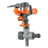Дождеватель Sigma flora 5013234 импульсный пластиковый на металлическом колышке                     
