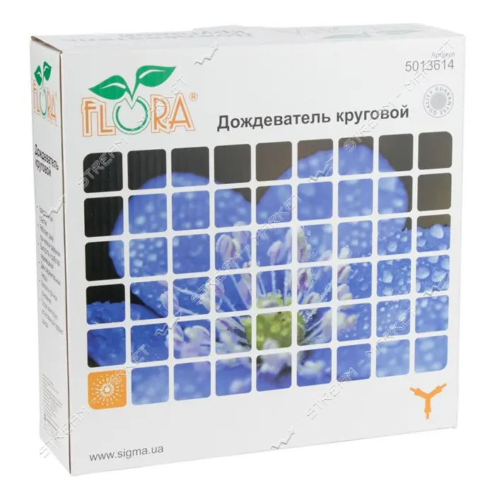 Дождеватель Sigma flora 5013614 круговой на пластиковой базе                                        