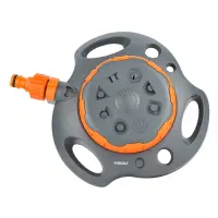 Дождеватель Sigma flora 5013714 8 режимов на пластиковой базе с выключателем                        