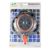 Дождеватель Sigma flora 5013714 8 режимов на пластиковой базе с выключателем                        