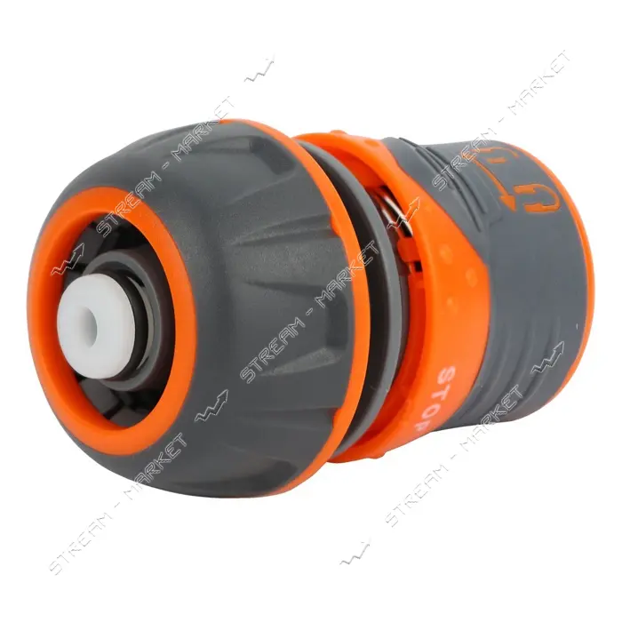 Коннектор Sigma flora 5015454 быстросъемный для шланга 3/4" c аквастопом и замком                   