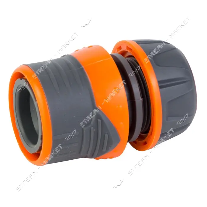 Коннектор Sigma flora 5015434 быстросъемный для шланга 1/2" с аквастопом и замком